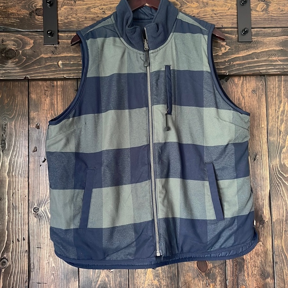 Rare Carhartt Reversible Plaid Vest